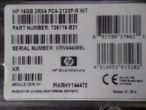 HP 16GB DDR4